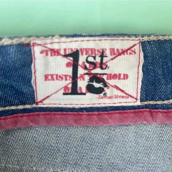 LOW RISE 1st KISS Floral Denim Women's Shorts SIZE 0 JUNIORS NWT - Picture 6 of 15